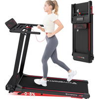 CITYSPORTS PRO Treadmill, Electric Folding Treadmill with Incline - 12 Km/h Max Speed, Smart App Control, LED Display image 4