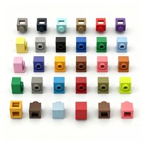 100PCS 4070 Assembles Particles Brick Special 1x1 with Headlight Building Blocks Bricks Kit Part High-Tech Toy For Children Gift