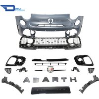 For 2007-2015 Fiat 500 Abarth 695 S3 Modding Style Front Bumper Body Kit With Logo Exterior Modified Car Accessories