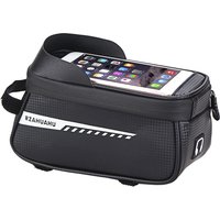 AliExpress NONE Waterproof Bike Front Frame Bag for Ebike & Mountain Bicycle, TPU Touch Screen Phone Pocket, Large Storage Bag Fits 6.5'' Phone.