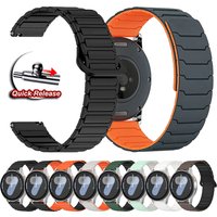 Silicone Magnetic Loop Strap For Samsung Galaxy Watch 7 6 4 40mm 44mm 5 Pro Sport Bracelet Gear S3/Galaxy 6 Classic 43/47mm Band