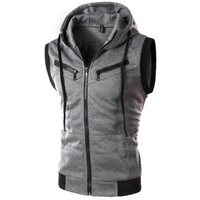 Printemps pull gilet hommes sans manches rétro décontracté tricoté pull hommes sauvage mince tricot chandails hommes vêtements