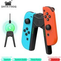 DATA FROG Switch Charging Grip for Joycon Handle Charging Bracket for Switch/Switch Lite/Switch OLED Accessories