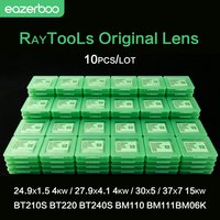 10pcs Raytools Laser Lens 24.9x1.5 27.9x4.1 37x7 30x5 Protective Lens for Laser Head BM111 BM110 Laser Cutting Machine Lens