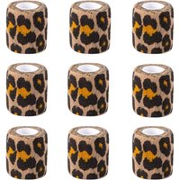 6/12/24/48pcs Printed Self Adhesive Tattoo Elastic Bandage Sports Wrap Tape for Finger Joint Knee First Aid Kit Pet Tape