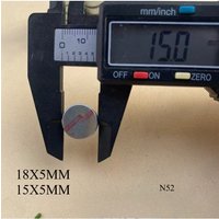 AliExpress NONE N52 15x5 15x8 Strong Magnet Standard Size Bulk Motor Ebike Disc Generator 15*5 15*8 Booster Generation Magnetic Fridge DIY Bulk