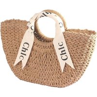 Women's Shoulder Handbag Straw Beach Bag Woven Bag Handbag Purse Summer Beach Bag, Khaki