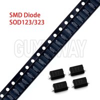 100pcs SMD diode SOD-123 1N5819 1N4007 1N4148 SOD123 SOD-323 1N4148WS 1N5819WS B5819WS SOD323 Schottky diodes