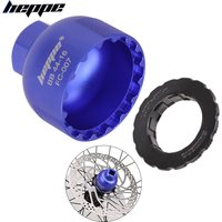 HEPPE Bike Disc Brake Centerlock Locking Ring Install and Remove Tool Lockring Remover Dual-use Wrench for SHIMANO Lockring BB52