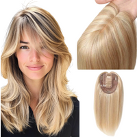 Machine Made 100% Human Hair Topper Clip-in Wig For Women Hairpiece For Daily Use Various Colors Sizes Fast Delivery