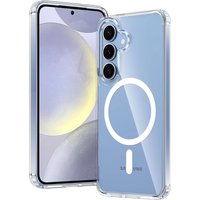 For Magsafe Wireless Charging Phone Case For Samsung Galaxy S26 Ultra Case Samsung S26 Plus Edge S26+ Magnetic Clear Back Cover