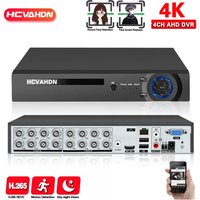 Face Detection XMEYE 4K 16CH CCTV AHD DVR Surveillance Video Recoder H.265 16 Channel Hybrid DVR NVR Security System 8MP XVI TVI