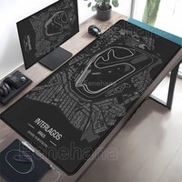 Formula 1 Racing Circuit Mouse Pad offices HD Mouse Pad Extended Gaming Keyboard Desk Mats Large XXL Gamer accessories Mousepad