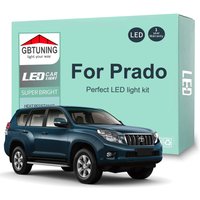 Canbus LED Interior Light Bulb Kit For Toyota Prado 90 120 150 1996-2015 2016 2017 2018 2019 2020 2021 2022 2023 Car Accessories