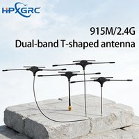 915Mhz/2.4G Dual-Band T Antenna 70/110/210MM Length For ELRS Receiver RC FPV Drone Part