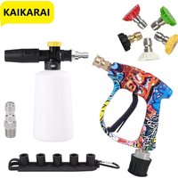 Painted Pressure Washer Water Gun for Car Cleaning Hose Connector Outdoor Car Wash for Karcher Nilfisk Parkside Bosch