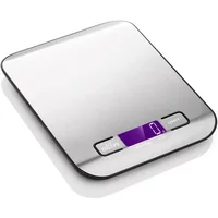 Digital Kitchen Scale 5kg/10kg Food Multi-Function Stainless Steel Balance LCD Display Measuring Grams Ounces Cooking Baking