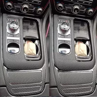 For Jaguar XJ XJL 2010-2018 Interior Central Control Panel Door Handle Carbon Fiber Stickers Decals Car styling Accessorie