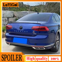 For Volkswagen VW Passat B8 Spoiler 2017 ABS Plastic Unpainted Primer Color Rear Trunk Boot Wing Spoiler Car Styling