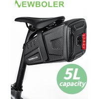 AliExpress NEWBOLER Bicycle Bag Large Capacity Rear Seat Waterproof EVA Saddle Bag MTB Road Bicycle Storage Bag Bicycle Accessories