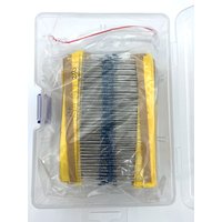 2600Pcs 130Values 1/8W 0.125W 1% Metal Film Resistors Assorted Pack Set Lot Resistors Assortment Kits Fixed capacitors