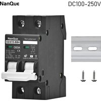 DC100V 150V 200V 250V Circuit Breaker Low Voltage AC DC MCB 2P C Curve 16A 20A 25A 32A 40A 50A 63A Solar Panel Battery Protector