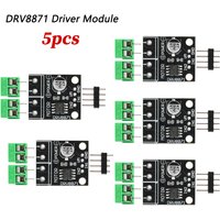 5/1PCS DRV8871 H-Bridge Brushed Motor Driver Breakout Board PWM Control Driver Module 3.6A Internal Current Sense DC 6.5V To 45V