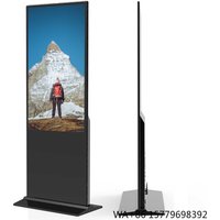 Floor Standing Kiosk Digital Signage WiFi LCD Touch Screen Totem 55 Inch Indoor Advertising Playing
