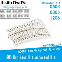 00PCS/Set 0603 0805 1206 SMD Resistor Kit , 10 Values 0.1R~1R Ohm Resistors DIY Electronic Components 1% Precision