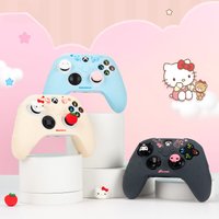 Kawaii Cartoon Kt Cat Gamepad Protective Case For Xbox XSX Anime Cinnamoroll Kuromi Soft Silicone Shell Game Controller Cover