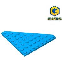 Gobricks GDS-700 CORNER PLATE 45 DEG. 8X8 compatible with lego 30504 children's DIY Educational Building Blocks Technical