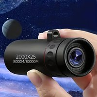 Mini 2000x25 HD Monocular Telescope Portable High-definition High-magnification Monocular Outdoor Camping Hunting Birdwatching