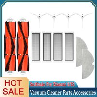 Hepa Filter for Xiaomi Mijia 1S,Roborock S5 S50 Max,Mi Robot Vacuum Cleaner,Mop Roller Side Brush Accessories Spare Parts Kit
