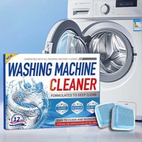 Washing Machine Tub Cleaner Descaler Of 12/24pcs Pack-Deep Cleaning Tablets Odor Removing Tablets For Washer Laundry Supplies