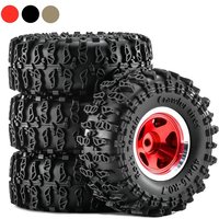36mm/40mm 0.7" Deep Dish 5-Spokes Beadlock Wheel & Tire for 1/30 RC Crawler SCX30 Ascent-32 Upgrade Parts