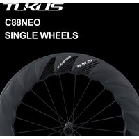 TUKUS C88NEO Single Carbon Wheels 88mm Wheel Depth Carbon Fiber Front/Rear Wheels Disc Brake TT Bike Racing Wheel For Triathlon