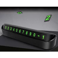 Luminous Car Temporary Parking Card Car Styling Phone Number Card Plate Telephone Number Park Stop Sticker Car Auto Accessories