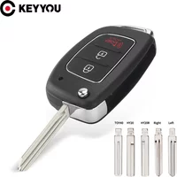 KEYYOU 1PCS New Car Key For Hyundai HB20 IX35 I45 SANTA FE Accent I40 I20 HY15/HY20/TOY40 Blade Key