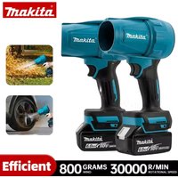 Makita 30000RPM Cordless Air Duster - High-Power Turbo Blower & Jet Fan, Rechargeable Cleaning Tool for Home & Workshop