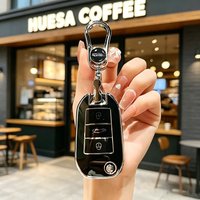 For Peugeot C6 508 C5 C3 208 308 408 508 2008 3008 for Citroen C4 CACTUS C4L Berlingo 2021 TPU Car Flip Key Case Cover Shell