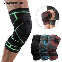 1pc Sports Fitness Knee Pads Support Bandage Braces Elastic Nylon Sport Compression Sleeve for Basketball