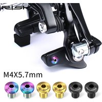 4pcs/Box RISK RT060 Road Bike Bicycle Brake Caliper Screws C Brake Shoes Fixing Bolts Titanium Alloy 5800UT6800DA9000