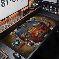 Computer Accessories W-world of Warcraft Gaming Mouse Pad Xxl Game Mats Desk Mat Anime Office Laptop Mousepad Pc HD Customized