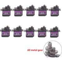 2/5/10/20 pc Micro 9g 23 x 22 x 12mm All Metal Gear Servo For Futaba Hitec HS-55 GWS walkera RC Helicopter Remote Control RC Car