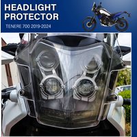 Acrylic Headlight Protector For YAMAHA Tenere 700 Tenere700 2019-2024 Light Cover Protective Motorcycle Accessories