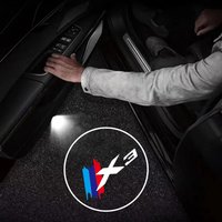 2Pcs LED Car Door Projector Car Welcome Light HD Door Welcome Ghost Shadow Light BMW Light For BMW X3 E83 F25 G01 G08 G45 G48