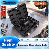 Degreat Pneumatischer Diesel-Injektor-Abzieher mit Verschiedenen Adaptern zum Entfernen von Feststehenden Kraftstoffinjektoren in Dieselmotoren