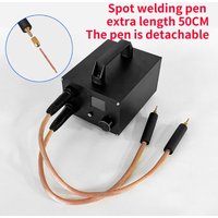 Mini Portable 18650 Battery Spot Welder with Super Farad Capacitor Energy Storage Pulse 0.3mm Welding Machine for Energy Storage