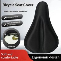 Silicone Soft Bicycle Cover 3D Gel Padding Cushion for Comfortable Long Distance Cycling
