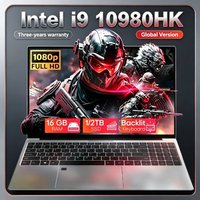 2026 15.6 Inch Gaming Laptop Intel Core i9 10980HK 32GB RAM 2TB SSD Win 11 Pro Fingerprint Unlock Backlit Keyboard Computer PC